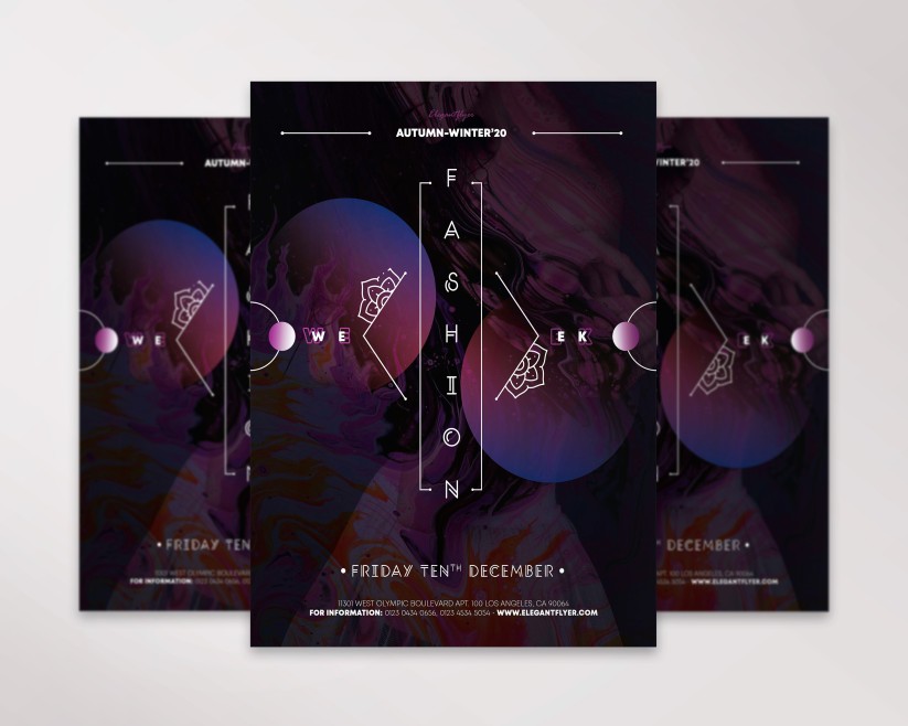 Fashion Week Premium Flyer PSD Template 10 Fashion Week Premium Flyer PSD Template 10