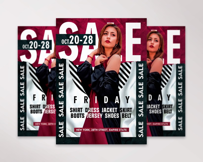 Friday Sale Free Flyer PSD Template Friday Sale Free Flyer PSD Template