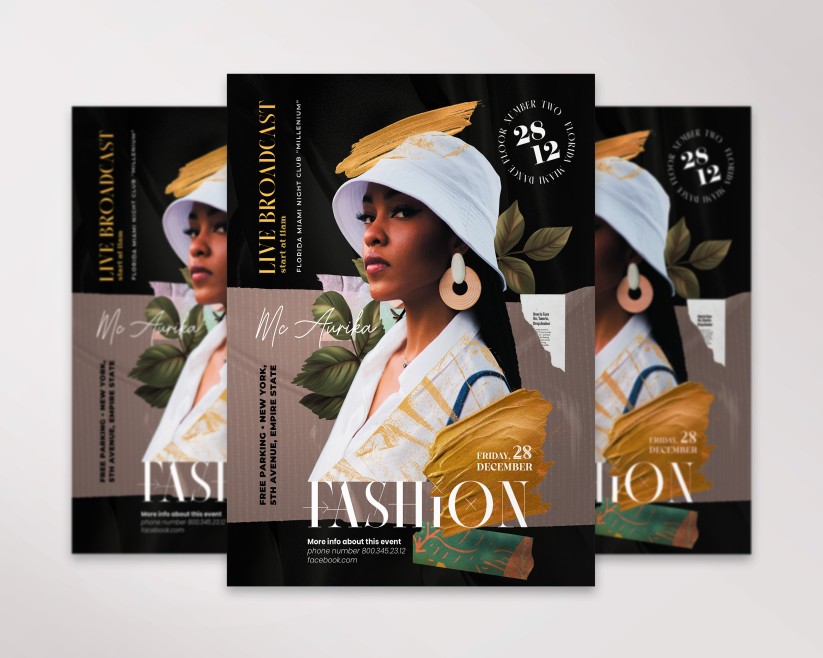 Fashion Free Flyer PSD Template 2 Fashion Free Flyer PSD Template 2