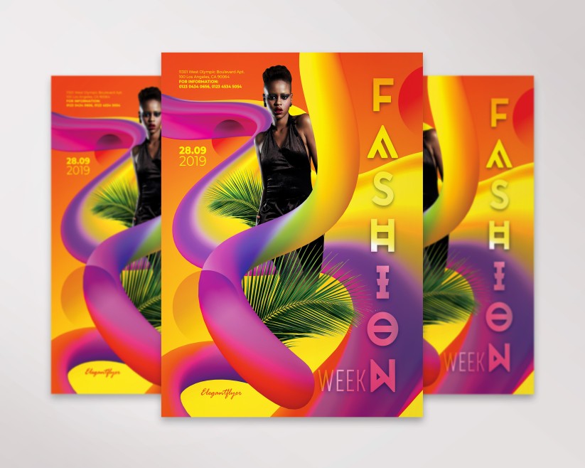Fashion Week Premium Flyer PSD Template 8 Fashion Week Premium Flyer PSD Template 8